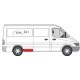 Aripa interioara BLIC Trusa de reparatie aparare Spate Dreapta inaltime 15cm pentru MERCEDES SPRINTER 2-T 3-T 4-T