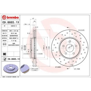 Disc frana BREMBO