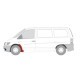 Aripa interioara BLIC trusa reparatie aparare Stanga MERCEDES V (638/2), VITO (W638) 01.97-12.03 partea din spate