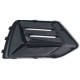Grila ventilatie bara protectie BLIC Acoperire bara fata Fata stanga Plastic negru AUDI Q3 F3 07.18-