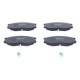 Set placute frana fata ATE pentru MITSUBISHI COLT V, LANCER VI, MIRAGE V, TREDIA 1.3-2.0, dimensiuni 50 mm x 114.1 mm x 15 mm