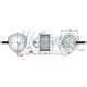 Ventilator habitaclu NISSENS pentru CITROEN C4 AIRCROSS, C-CROSSER, MITSUBISHI ASX, LANCER VIII, OUTLANDER II, PEUGEOT 4007, 4008