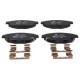 Set placute frana fata ATE pentru CHEVROLET CRUZE, ORLANDO, TRAX, VOLT; OPEL AMPERA, ASTRA J, MOKKA, ZAFIRA C 61.1mm x 148.2mm x 19.1mm