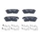 Set placute frana spate ATE pentru HYUNDAI CRETA, IX20, KONA, TUCSON, KIA PICANTO II, SOUL II, dimensiuni 41.0mm x 93.1mm x 15.6mm