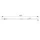 Senzor de avertizare uzura placute de frana BOSCH pentru BMW 5 E60 E61 6 E63 E64 2.0-5.0 12.01-12.10, lungime 670 mm