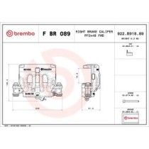 Etrier frana BREMBO