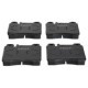 Set placute frana fata ATE MERCEDES S (C140), S (W140) 2.8-6.0 02.91-12.99 84.5 mm x 99.6 mm x 18.9 mm