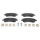 Set placute frana fata ATE cu suplimente suruburi etrier VW AMAROK 2.0/2.0D/3.0D 09.10, inaltime 66.8 mm, latime 164.8 mm, grosime 18.8 mm