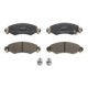 Set plăcuțe frână față cu accesorii, compatibile cu OPEL AGILA, SUBARU JUSTY III, SUZUKI IGNIS II, WAGON R, WAGON R+ 1.0-1.5 05.00-