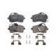 Set plăcuțe frână față (cu senzor uzură integrat), compatibil cu PEUGEOT 407 1.6D-2.0D 03.04-02.11, lățime 131.4 mm, înălțime 66.8 mm, grosime 19.5 mm