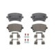 Set plăcuțe frână spate, disc frână, compatibil AUDI A4 B6, A4 B7, A6 ALLROAD C6, A6 C5, A6 C6, A8 D3, BENTLEY CONTINENTAL, VW CALIFORNIA T5