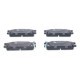 Set placute frana spate ATE pentru SUBARU IMPREZA, LEGACY II, LEGACY OUTBACK 1.6-2.5 08.92-12.00, inaltime 38.7 mm, latime 107.8 mm, grosime 15.0 mm