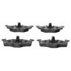 Set placute frana fata ATE pentru SEAT AROSA, SKODA FABIA I, II, VW FOX, LUPO, POLO, dimensiuni 51.2x141.8x17.2 mm