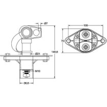 Contact principal, baterie HELLA