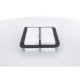 Filtru aer BOSCH pentru CITROEN C4 AIRCROSS, MITSUBISHI ASX, GRANDIS, LANCER VIII, OUTLANDER III, PEUGEOT 4008, dimensiuni 51mm x 206mm x 257.5mm