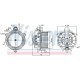 Ventilator habitaclu NISSENS pentru FORD B-MAX, ECOSPORT, FIESTA VII, KA+ III, PUMA, TOURNEO COURIER, TRANSIT COURIER, diametru 144 mm, lățime 136 mm