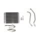Schimbator caldura incalzire habitaclu NISSENS pentru DACIA DUSTER, DUSTER/SUV, LODGY 1.5D/1.6LPG, dimensiuni 141.0mm x 150.0mm x 32.0mm