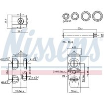 Supapa expansiune, clima NISSENS