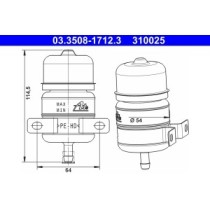 Vas de expansiune, lichid frana ATE