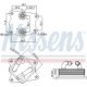 Radiator ulei NISSENS pentru LEXUS ES, LM, NX II, RX; TOYOTA CAMRY, HIGHLANDER, RAV 4 V 2.5/2.5H 08.17- dimensiuni 79x79x35 mm