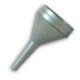 Funnel metal gri drept pentru răcire, motorină, ulei de motor, combustibil, benzină