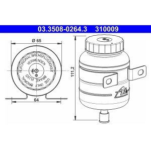 Vas de expansiune, lichid frana ATE