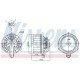 Ventilator habitaclu NISSENS pentru HYUNDAI ELANTRA V, EQUUS, GRANDEUR, I30, IX35, SONATA VI, KIA CADENZA I, CARENS IV, CEE&apos;D, CERATO III, OPTIMA