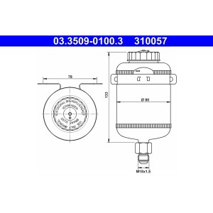Vas de expansiune, lichid frana ATE