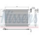 Condensator climatizare NISSENS Radiator aer condiţionat BMW X5 E53 391 mm înălţime 540 mm lăţime 16 mm grosime