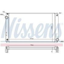 Radiator, racire motor NISSENS