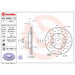 Disc frana BREMBO