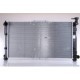 Radiator racire motor NISSENS pentru KIA CLARUS 1.8/2.0, dimensiuni 690 mm x 385 mm x 25 mm, material aluminiu, plastic