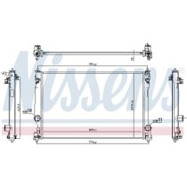 Radiator, racire motor NISSENS