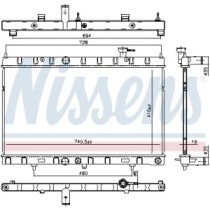 Radiator, racire motor NISSENS