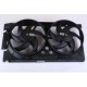 Ventilator radiator Dreapta cu carcasa NISSENS pentru CITROEN BERLINGO, XSARA, PEUGEOT 306, 406, PARTNER 320 mm 12 V
