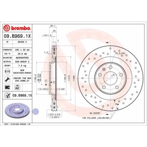 Disc frana BREMBO