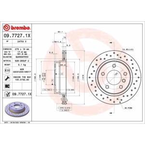 Disc frana BREMBO