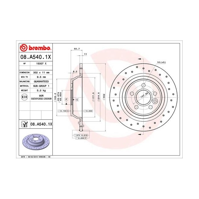 Disc frana BREMBO