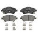 Set placute frana fata ATE pentru TOYOTA AURIS, COROLLA 1.33-1.8H, inaltime 57.9 mm, latime 136.7 mm, grosime 19.0 mm