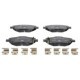 Set placute frana fata ATE pentru TOYOTA AURIS, COROLLA 1.33-1.8H, inaltime 57.9 mm, latime 136.7 mm, grosime 19.0 mm
