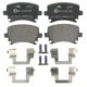 Set placute frana ceramica spate cu suruburi etrier pentru discuri ventilate AUDI TT SEAT LEON LEON SC 1.0-Electric 03.05-12.20