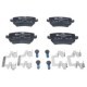 Set placute frana ceramica spate cu suruburi etrier pentru discuri ventilate AUDI TT SEAT LEON LEON SC 1.0-Electric 03.05-12.20