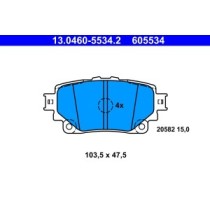 Set placute frana,frana disc ATE