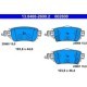 Set placute frana Spate ATE pentru NISSAN LEAF, QASHQAI II, X-TRAIL III, RENAULT KADJAR, KOLEOS II 1.2-Electric 11.13