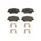 Set placute frana fata ATE pentru HYUNDAI GRANDEUR, NEXO; KIA CARENS IV, SORENTO II 1.6-Electric 11.09, dimensiuni 59.8 mm x 132.8 mm x 18.0 mm
