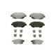 Set placute frana fata ATE pentru TOYOTA AVENSIS, VERSO 2.0D/2.2D 11.08-10.18, inaltime 60.8 mm, latime 150.7 mm, grosime 18.8 mm