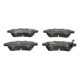 Set placute frana spate ATE pentru NISSAN NAVARA NP300, PATHFINDER III, XTERRA 2.5D/3.0D/4.0 10.04, inaltime 40.8 mm, latime 110.6 mm, grosime 16.6 mm