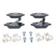 Set placute frana Spate ATE pentru ALFA ROMEO 159, GIULIETTA, GIULIETTA/HATCHBACK 1.4-2.0D 03.06-12.20, 49.8mm x 116.8mm x 17.7mm