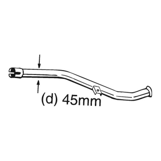 Teava reparatie, catalizator BOSAL