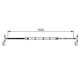 Cablu frana de parcare BOSCH Dreapta/Stanga 1658mm/960mm pentru VW POLO V 1.4/1.6 12.10-05.22
